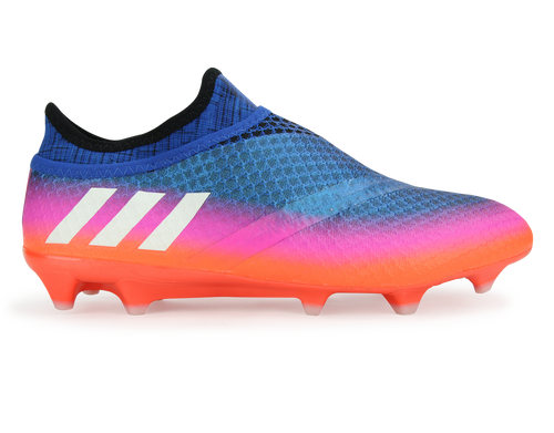 adidas Men's Messi 16+ Pureagility FG Blue/White/Solar Orange