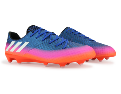 adidas Men's Messi 16.1 FG Blue/White/Solar Orange
