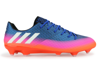 adidas Men's Messi 16.1 FG Blue/White/Solar Orange