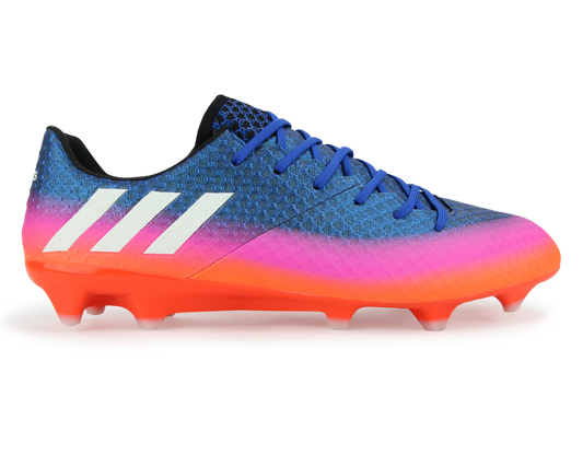 adidas Men's Messi 16.1 FG Blue/White/Solar Orange