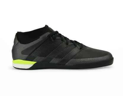 adidas Men's ACE 16.1 Street Indoor Soccer Shoes Core Black/Solar Yellow