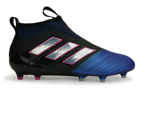 adidas Men's ACE 17+ Purecontrol FG Core Black/White/Blue