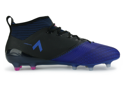 adidas Men's ACE 17.1 PrimeKnit FG Black/White/Satellite Blue