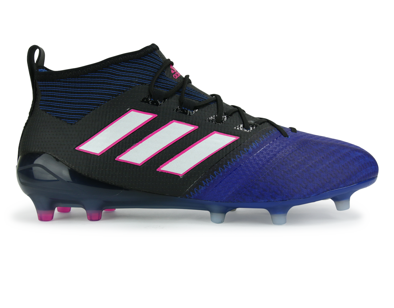 adidas Men's ACE 17.1 PrimeKnit FG Black/White/Satellite Blue