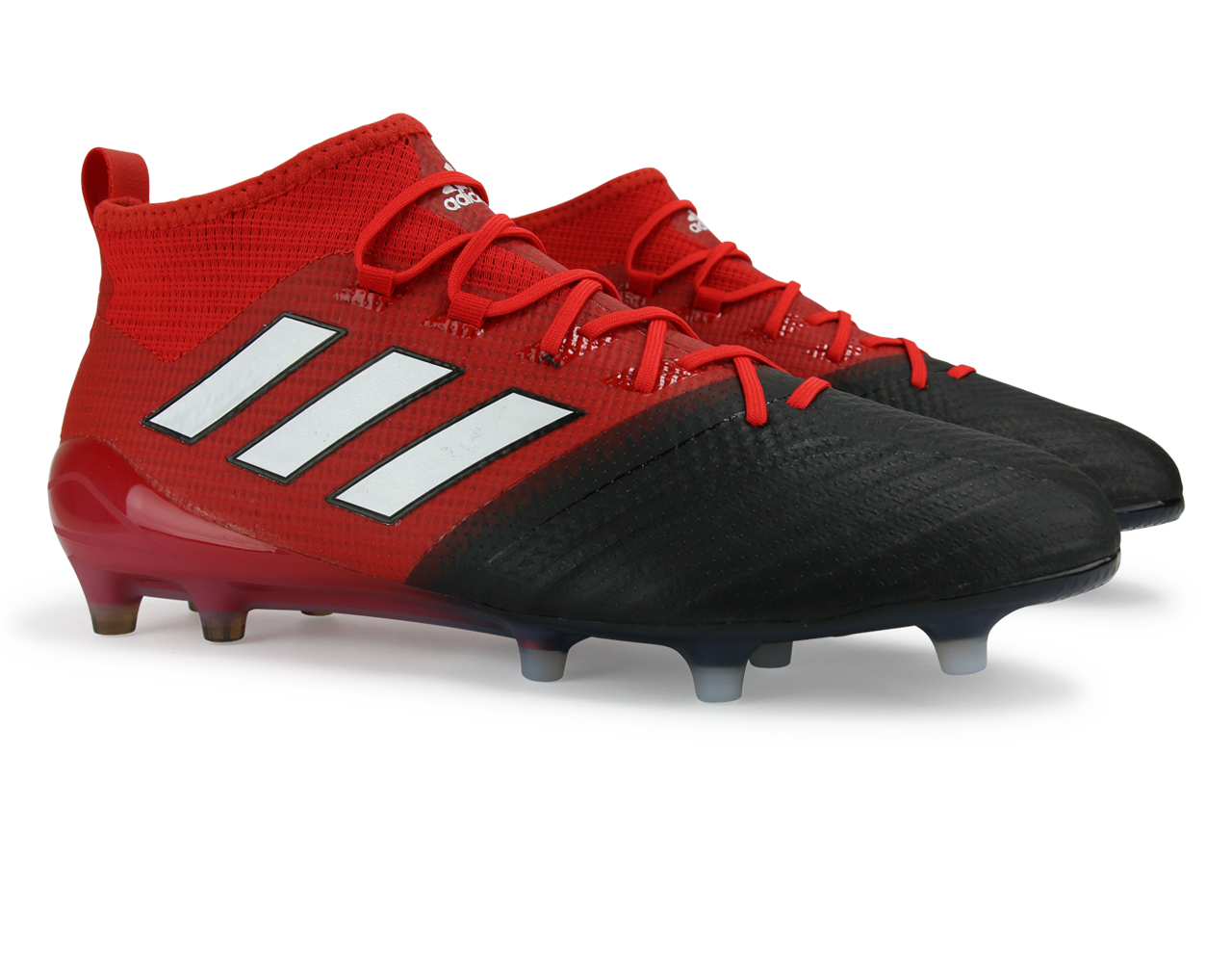 adidas Men's ACE 17.1 PrimeKnit FG Red/White/Core Black