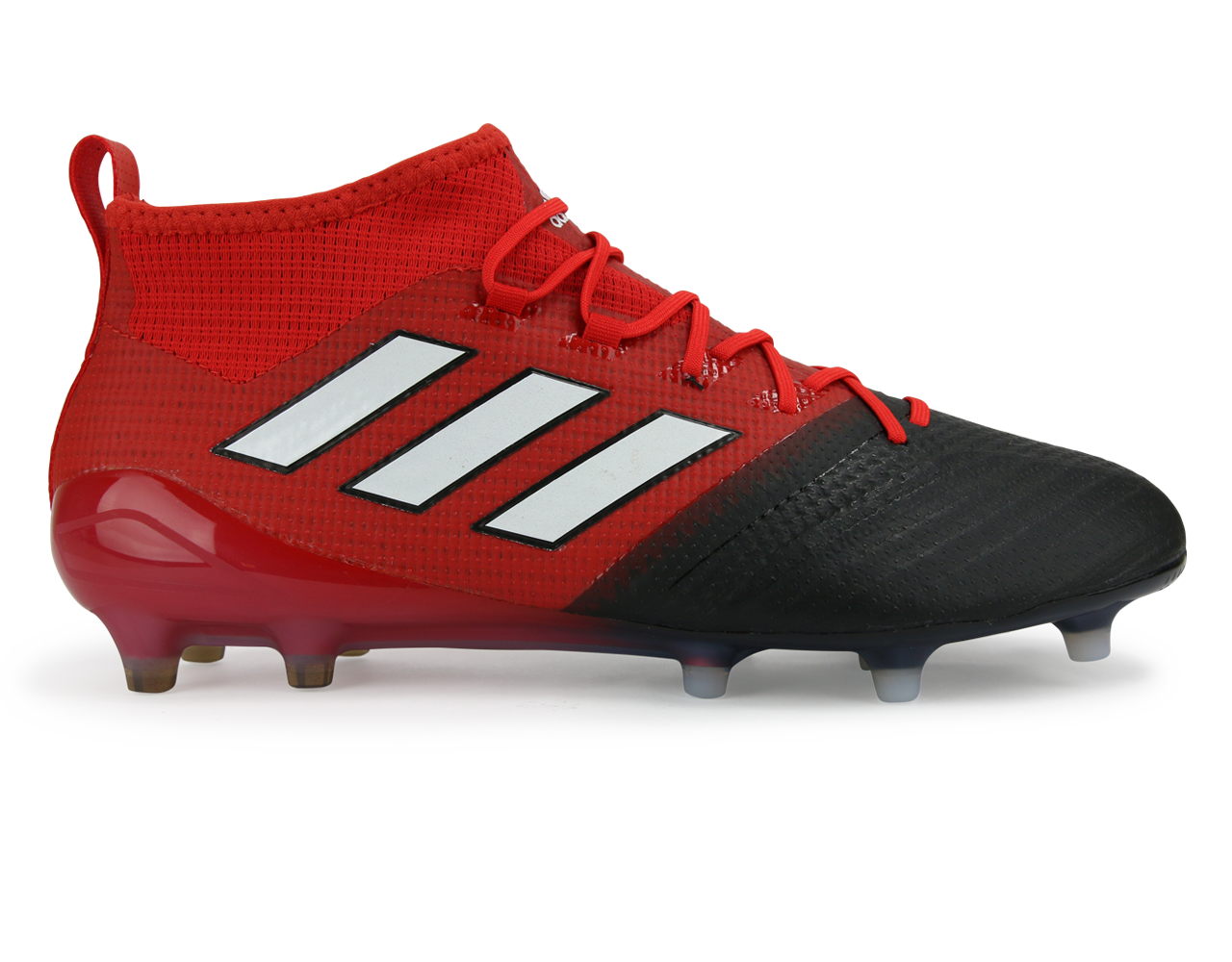 adidas Men's ACE 17.1 PrimeKnit FG Red/White/Core Black