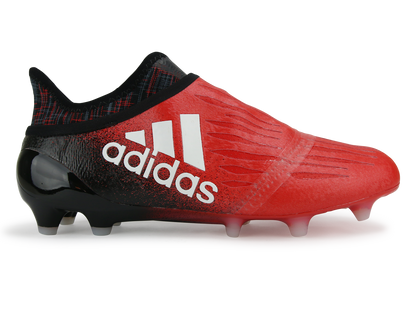 adidas Men's X 16+ PURECHAOS  FG Red/White/Core Black