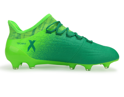 adidas Men's X 16.1 FG Solar Green/Core Black/Core Green