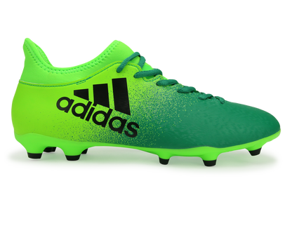 adidas Men's X 16.3 FG Solar Green/Core Black/Core Green