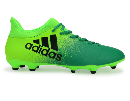 adidas Men's X 16.3 FG Solar Green/Core Black/Core Green