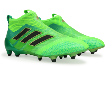 adidas Kids ACE 17+ PURECONTROL FG Solar Green/Core Black/Core Green
