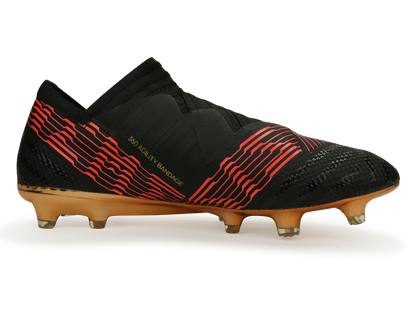adidas Men's Nemeziz 17+ FG Core Black/Solar Red