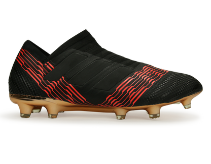 adidas Men's Nemeziz 17+ FG Core Black/Solar Red