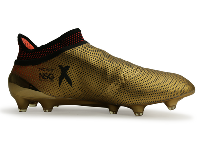 adidas Men's X 17+ PURESPEED Tactile Gold Metallic/Core Black/Solar Red