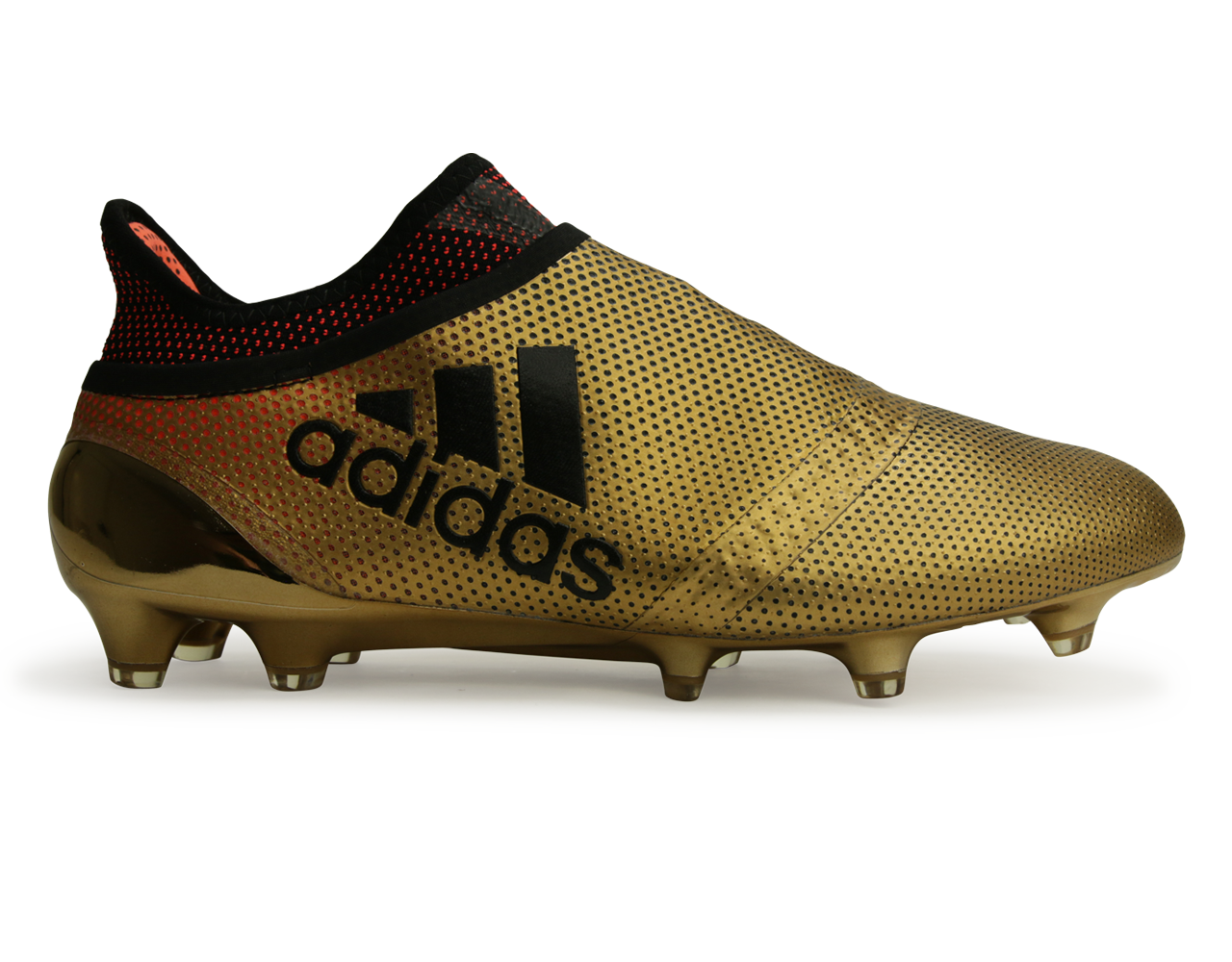 adidas Men's X 17+ PURESPEED Tactile Gold Metallic/Core Black/Solar Red