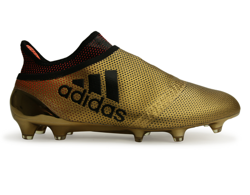 adidas Men's X 17+ PURESPEED Tactile Gold Metallic/Core Black/Solar Red