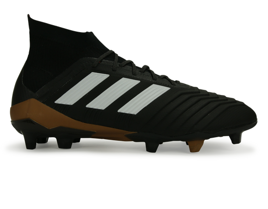 adidas Men's Predator 18.1 FG Core Black/White
