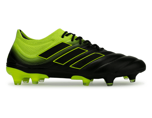 adidas Men's Copa 19.1 FG Off Black/Solar Yellow
