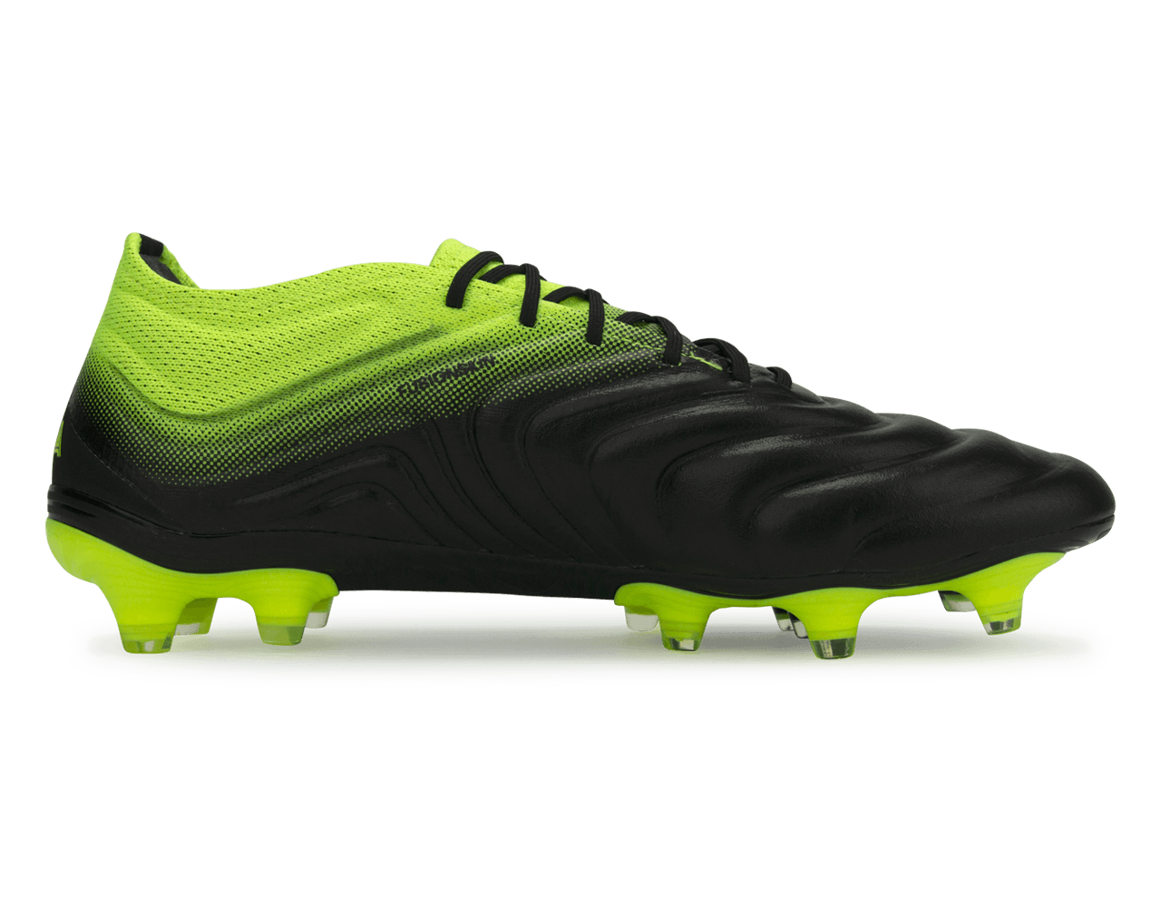 adidas Men's Copa 19.1 FG Off Black/Solar Yellow