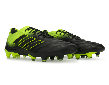 adidas Men's Copa 19.1 FG Off Black/Solar Yellow