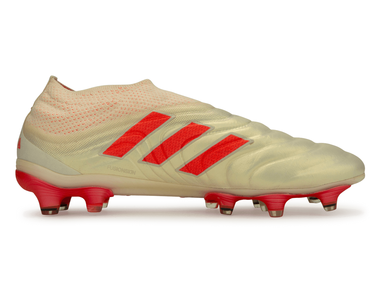 adidas Men's Copa 19+ FG Off White/Solar Red