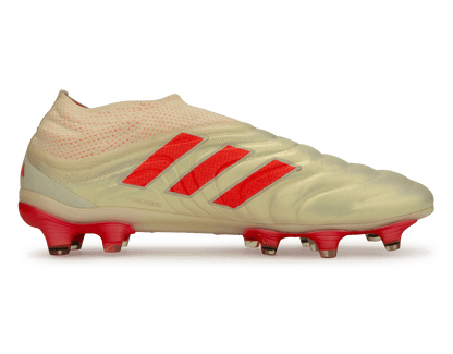 adidas Men's Copa 19+ FG Off White/Solar Red