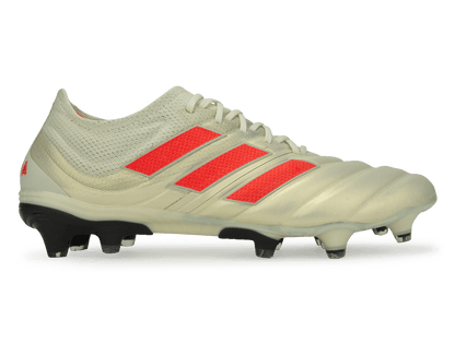 adidas Men's Copa 19.1 FG Off White/Solar Red/Core Black