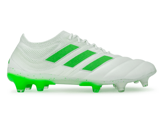 adidas Men's Copa 19.1 FG  Cloud White/Solar Lime