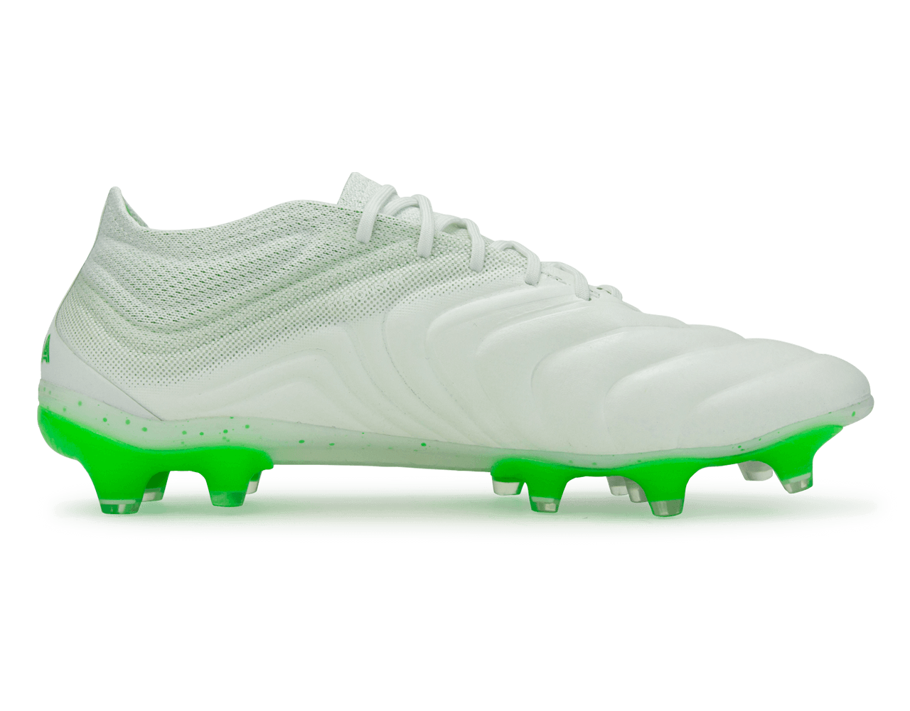adidas Men's Copa 19.1 FG  Cloud White/Solar Lime
