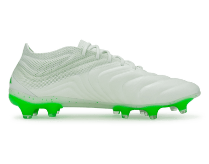 adidas Men's Copa 19.1 FG  Cloud White/Solar Lime