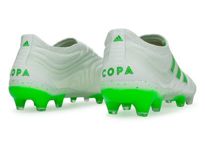 adidas Men's Copa 19.1 FG  Cloud White/Solar Lime