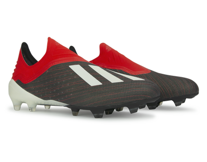 adidas Men's X 18+ FG Core Black/Active Red