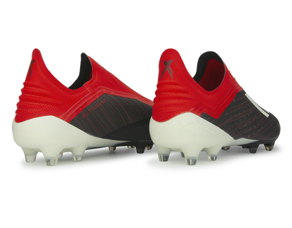 adidas Men's X 18+ FG Core Black/Active Red