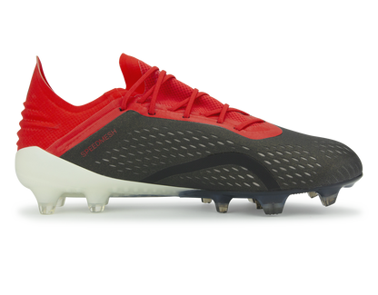 adidas Men's X 18.1 FG Core Black/Active Red