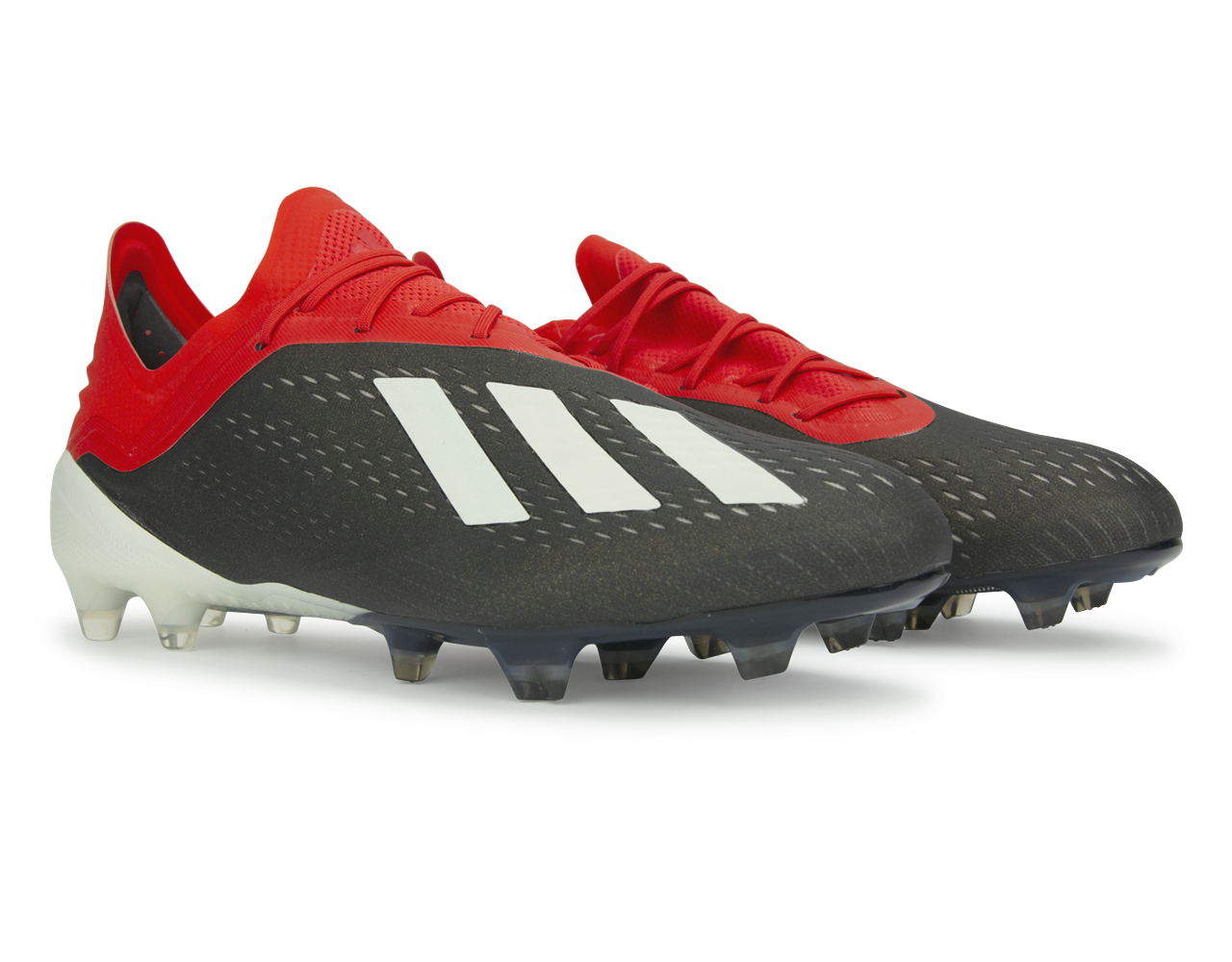 adidas Men's X 18.1 FG Core Black/Active Red