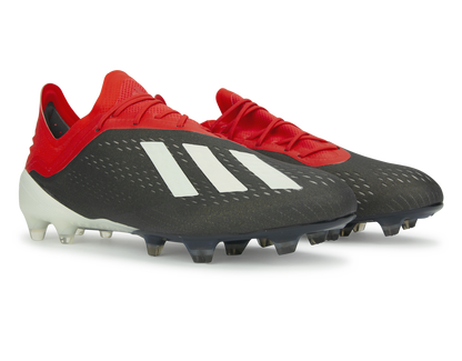 adidas Men's X 18.1 FG Core Black/Active Red