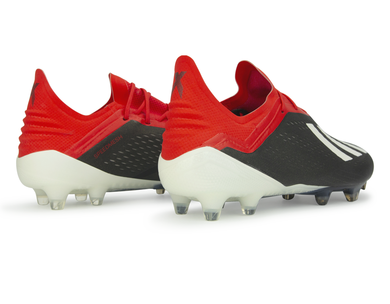 adidas Men's X 18.1 FG Core Black/Active Red