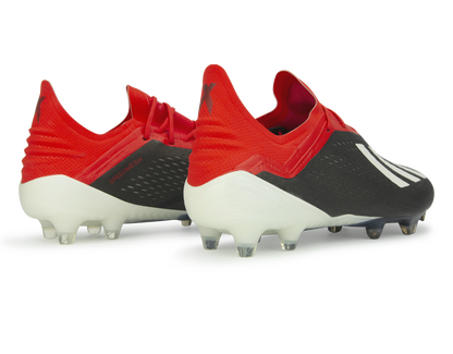 adidas Men's X 18.1 FG Core Black/Active Red
