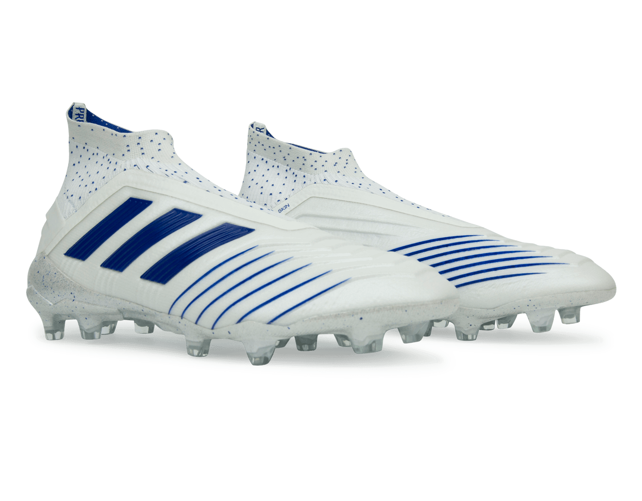 adidas Men's Predator 19+ FG White/Bold Blue