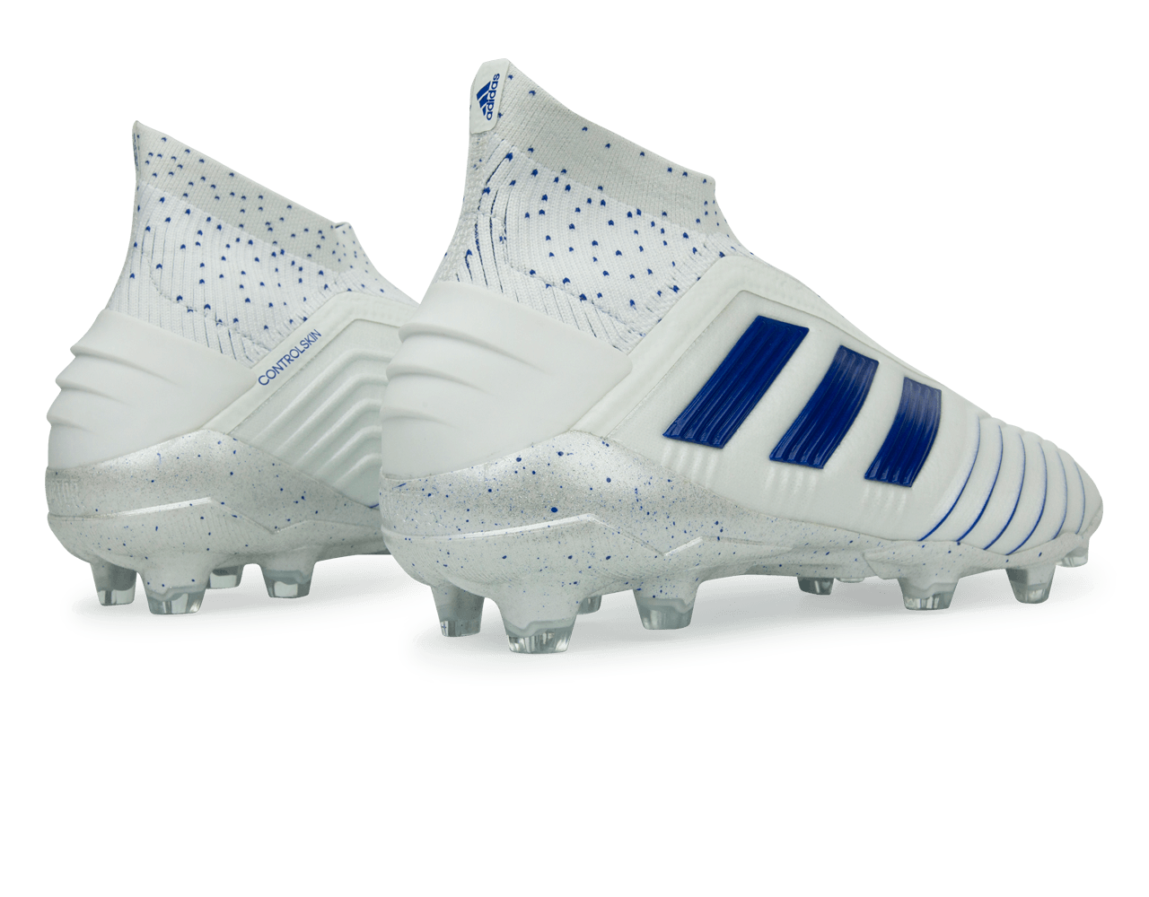 adidas Men's Predator 19+ FG White/Bold Blue