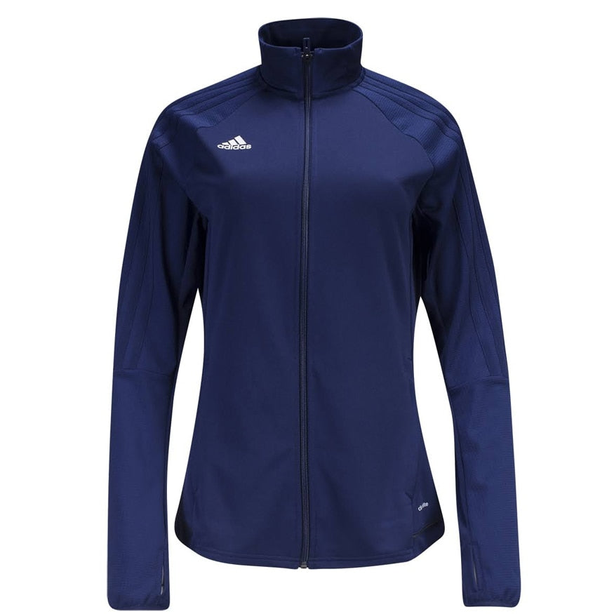 adidas Women's Tiro 17 Training Jacket Dark Blue/Dark Grey