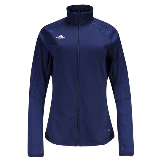 adidas Women's Tiro 17 Training Jacket Dark Blue/Dark Grey