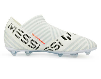 adidas Kids Nemeziz Messi 17+ FG White/Solar Orange/Clear Grey