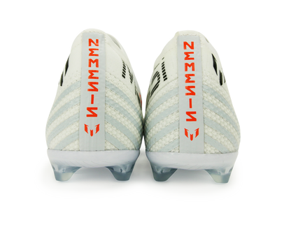adidas Kids Nemeziz Messi 17+ FG White/Solar Orange/Clear Grey