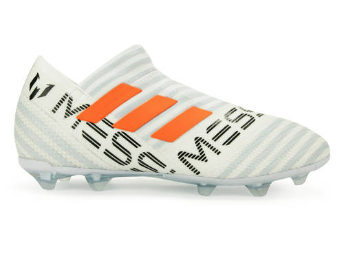 adidas Kids Nemeziz Messi 17+ FG White/Solar Orange/Clear Grey