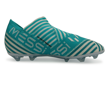 adidas Kids Nemeziz Messi  17+ FG White/Legend Ink/Energy Blue