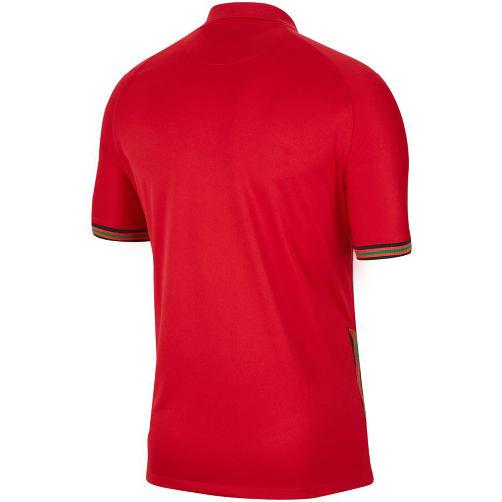 Nike Men's Portugal 20/21 Home Jersey Gym Red/Metallic Gold