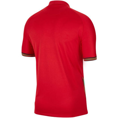 Nike Men's Portugal 20/21 Home Jersey Gym Red/Metallic Gold