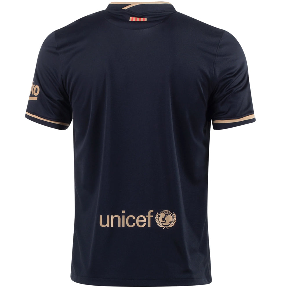 Nike Men's FC Barcelona 20/21 Away Jersey Black/Gold