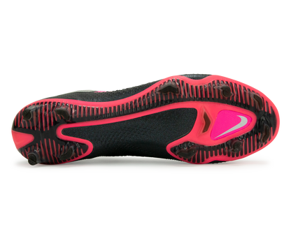 Nike Men's Phantom GT Elite FG Black/Pink Blast/Metallic Silver